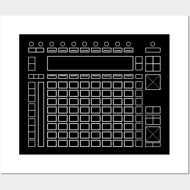 Pads / Groovebox / controler Wall Art by O. illustrations